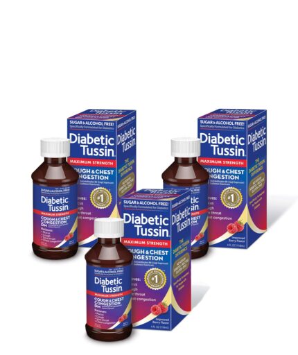 Diabetic Tussin Force Maximal Toux et Congestion Thoracique