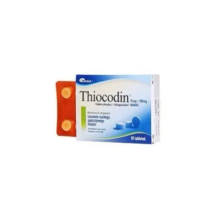 Comprimés de Thiocodin 15 mg /300 mg : Meilleur Antitussif Puissant Toux Sèche